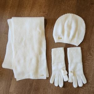 Calvin Klein White Knit Winter Set